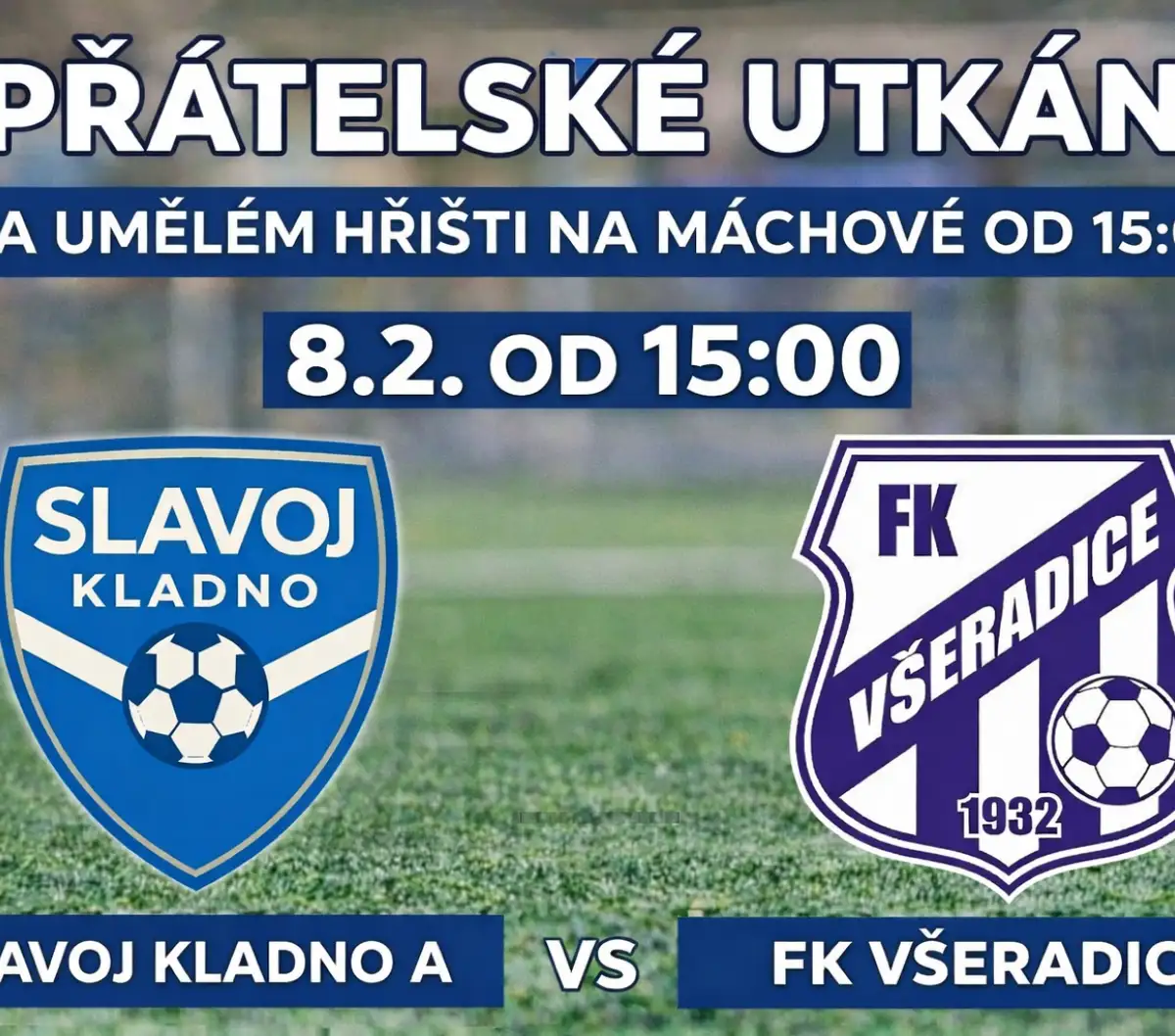 Přátelské utkání A týmu Slavoje