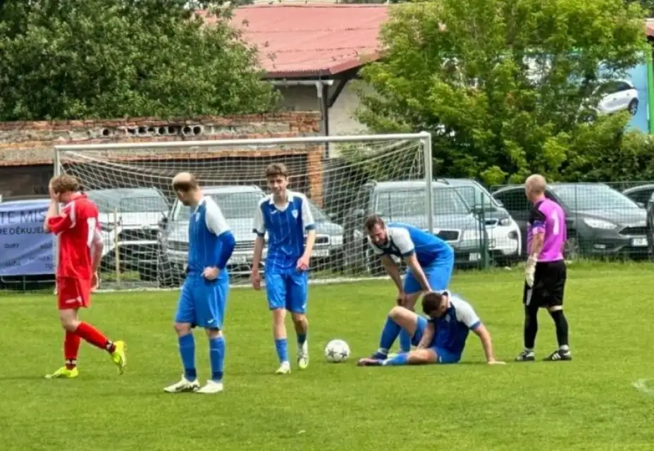 Fotbalové neštěstí B týmu.